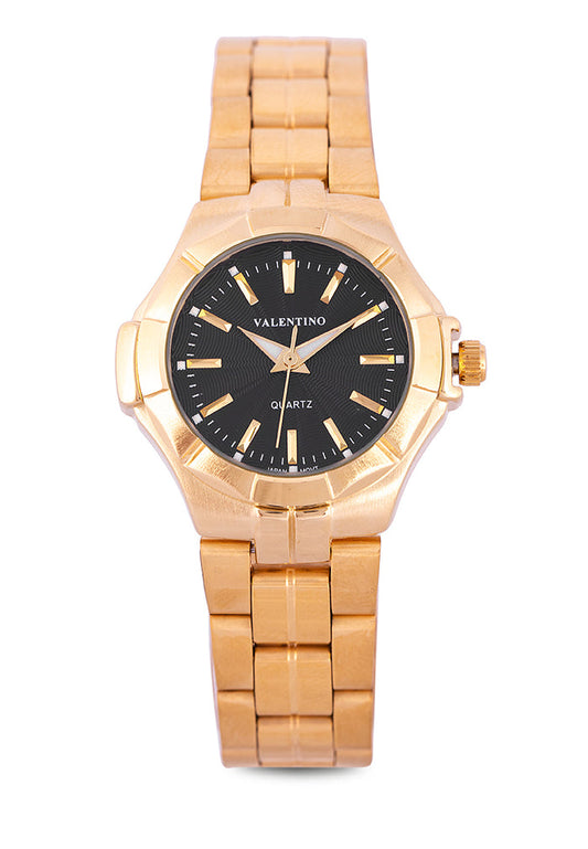 Valentino 20122262-BLK DIAL - LINE Analog Stainless Band Watch for Women-Watch Portal Philippines