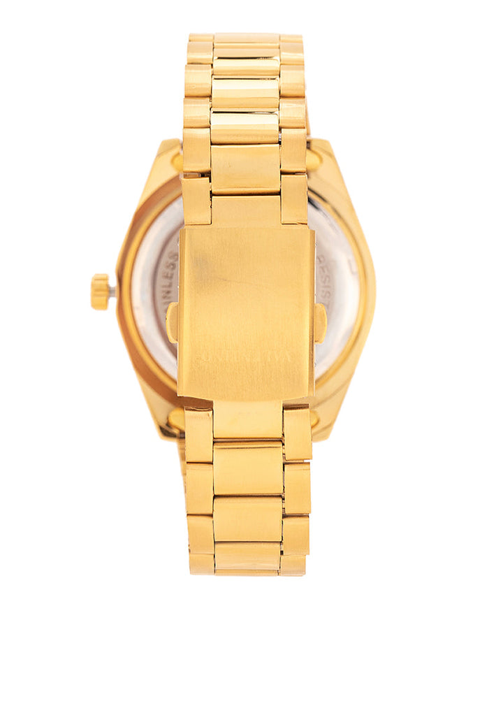 Valentino 20122400-GOLD DIAL Stainless Steel Strap Analog Watch for Men-Watch Portal Philippines