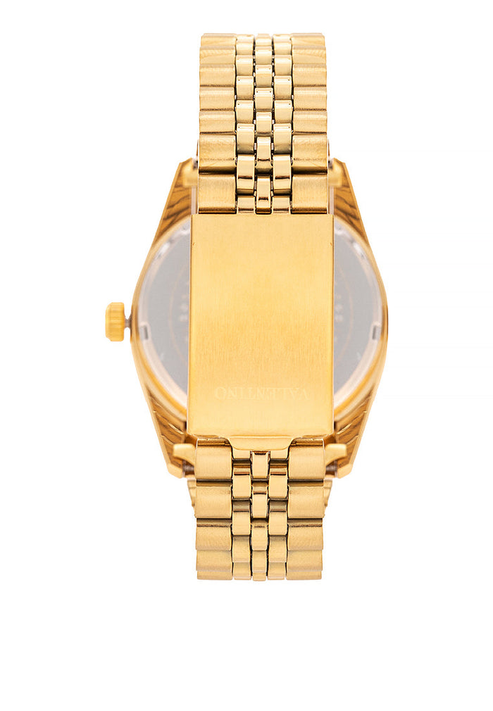 Valentino 20122402-GOLD - SILVER DIAL Stainless Steel Strap Analog Watch for Men-Watch Portal Philippines