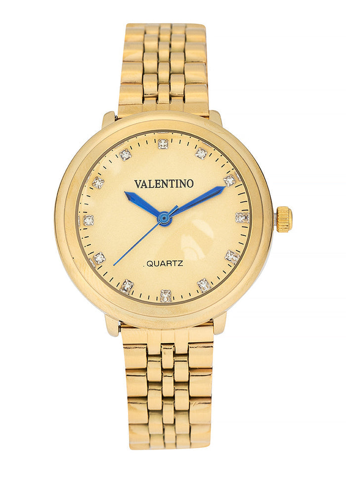 Valentino 20122428-GOLD DIAL Stainless Steel Strap Analog Watch for Women-Watch Portal Philippines