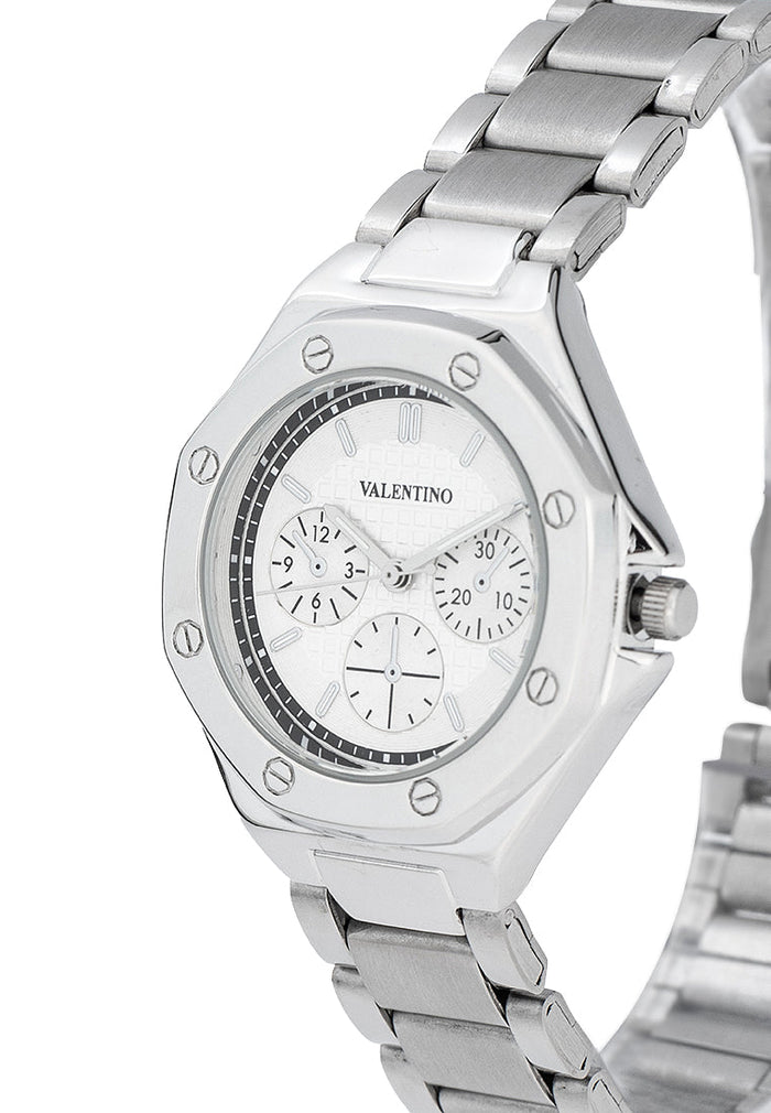 Valentino 20122472-SILVER DIAL Stainless Steel Strap Analog Watch for Women-Watch Portal Philippines