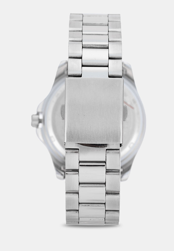 Valentino 20122572-BLUE DIAL Analog Stainless Band Watch for Men-Watch Portal Philippines