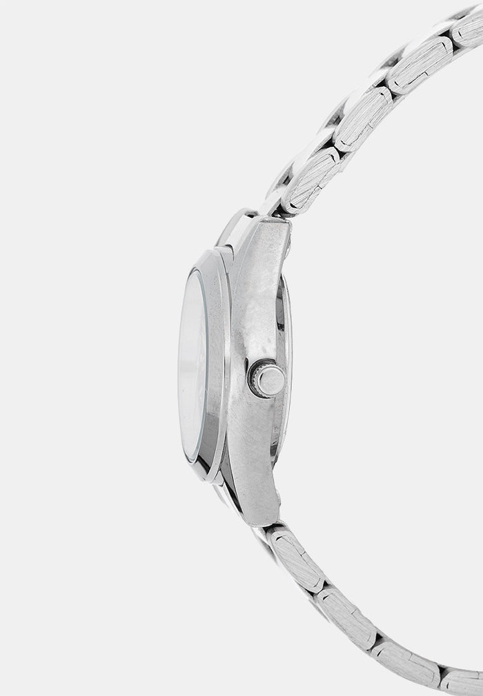 Valentino 20122593-BLACK DIAL Analog Stainless Band Watch for Women-Watch Portal Philippines