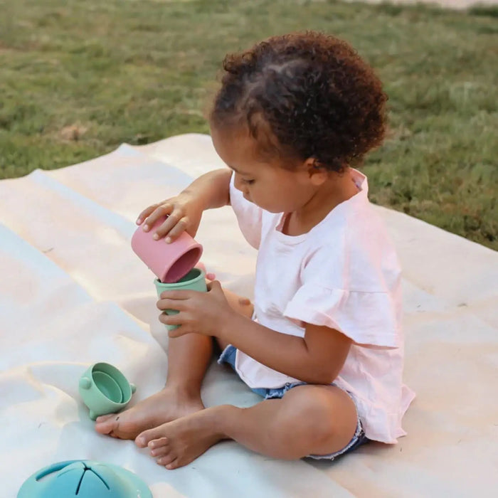 3 gobelets d’apprentissage en silicone Pura