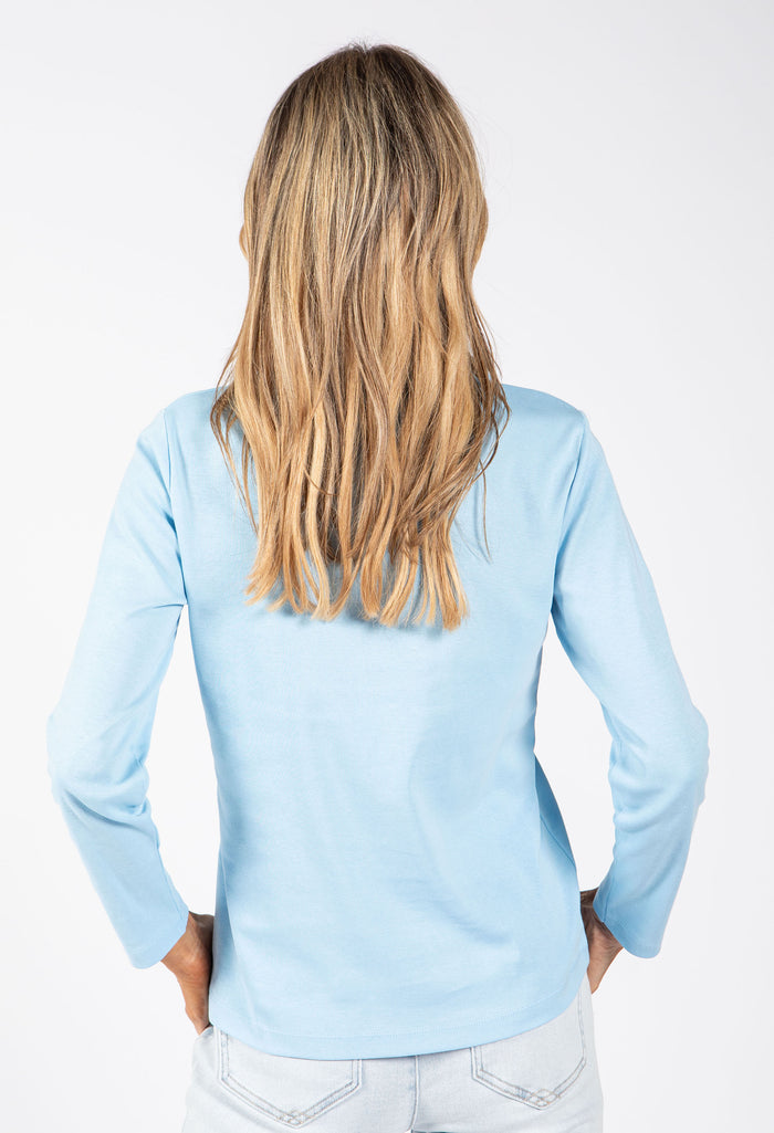 3/4 Sleeve Polo Top