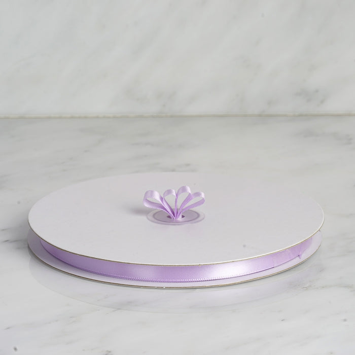 3/8" x 100 Yards Solid Satin Ribbon - Lavender
