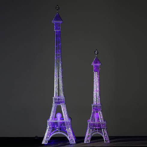 39" Color Changing LED Metal Eiffel Tower Wedding Event Party Columns - 1PCS