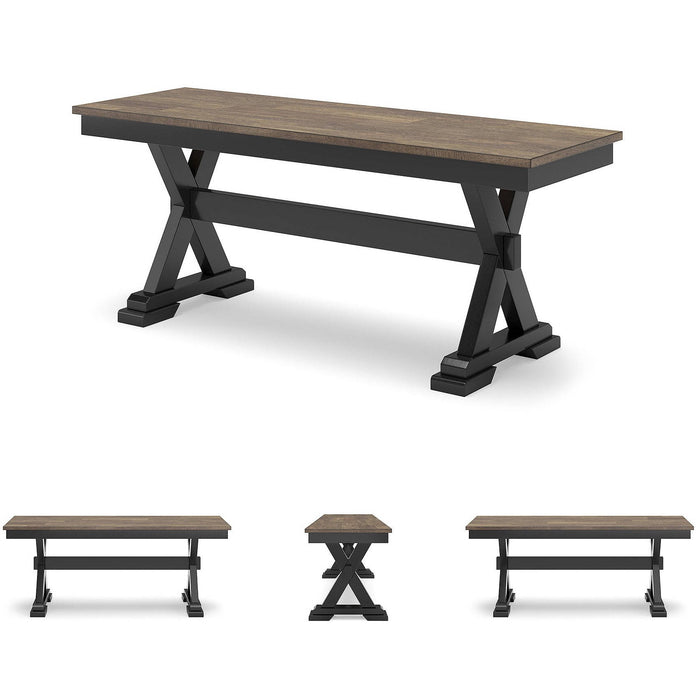 50" Farmhouse Dining Bench