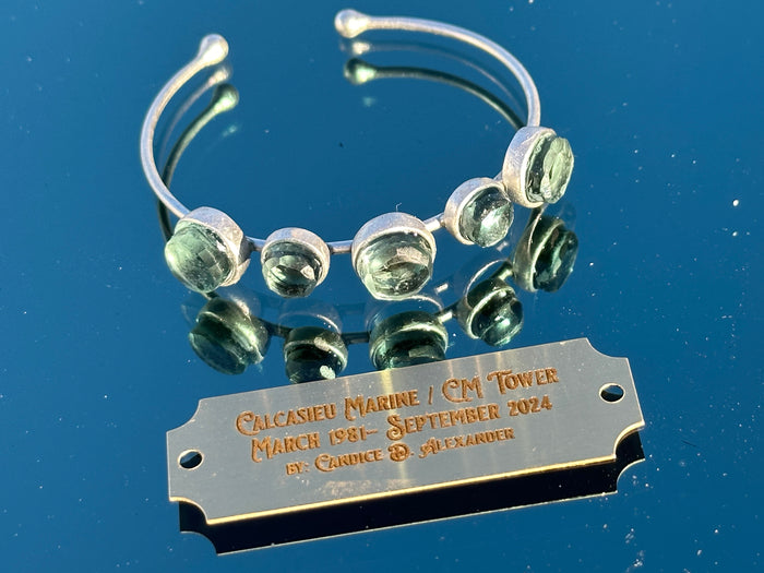 Tower Glass Bracelets and Cuffs