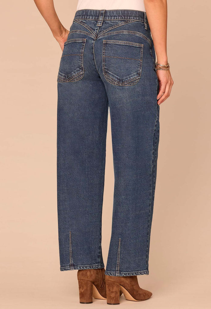 "Ab"solution® High Rise Barrel Leg Jeans