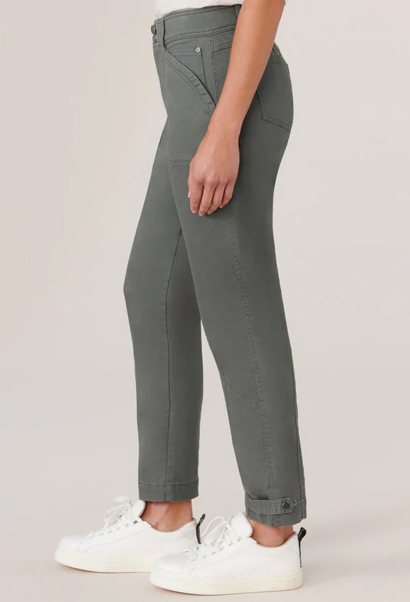 "Ab"solution High Rise Tapered Utility Trouser