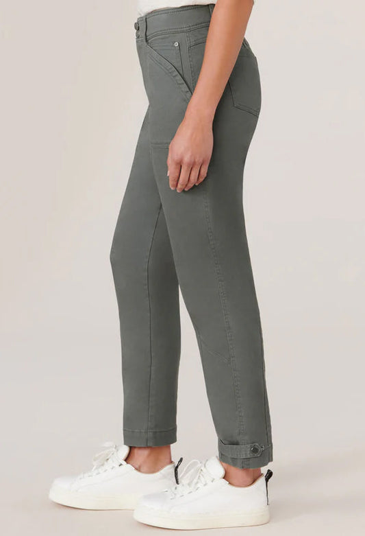 "Ab"solution High Rise Tapered Utility Trouser