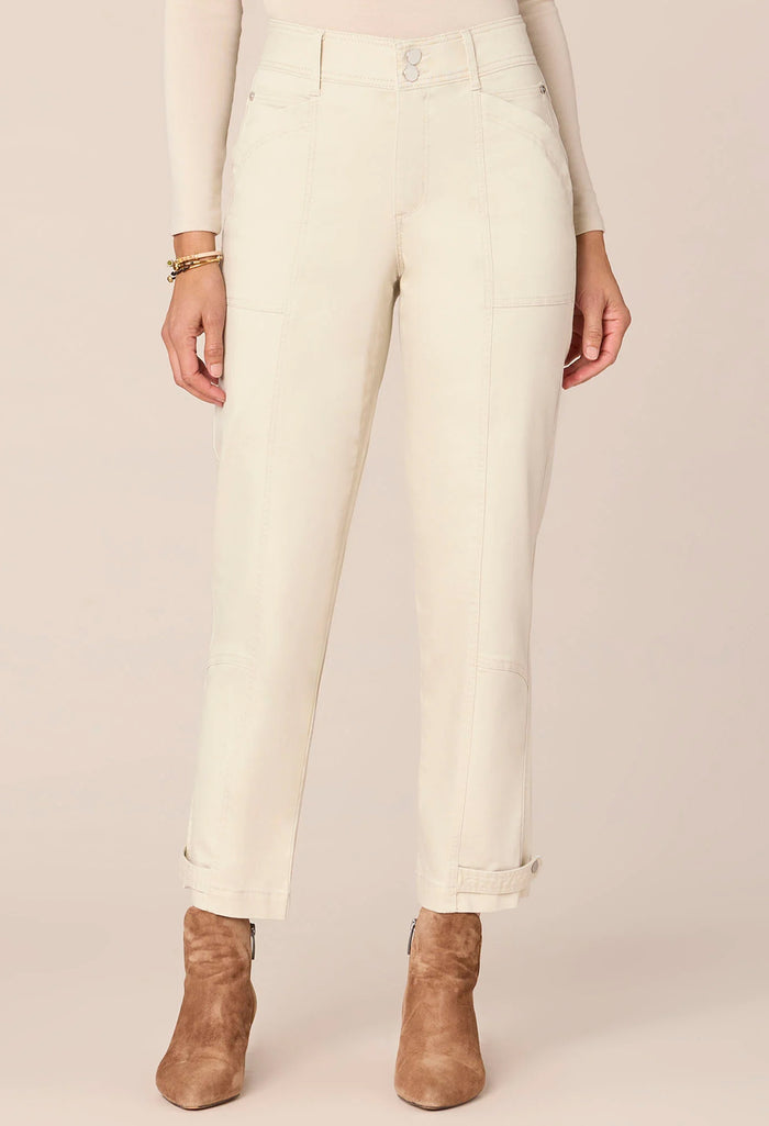 "Ab"solution High Rise Tapered Utility Trouser