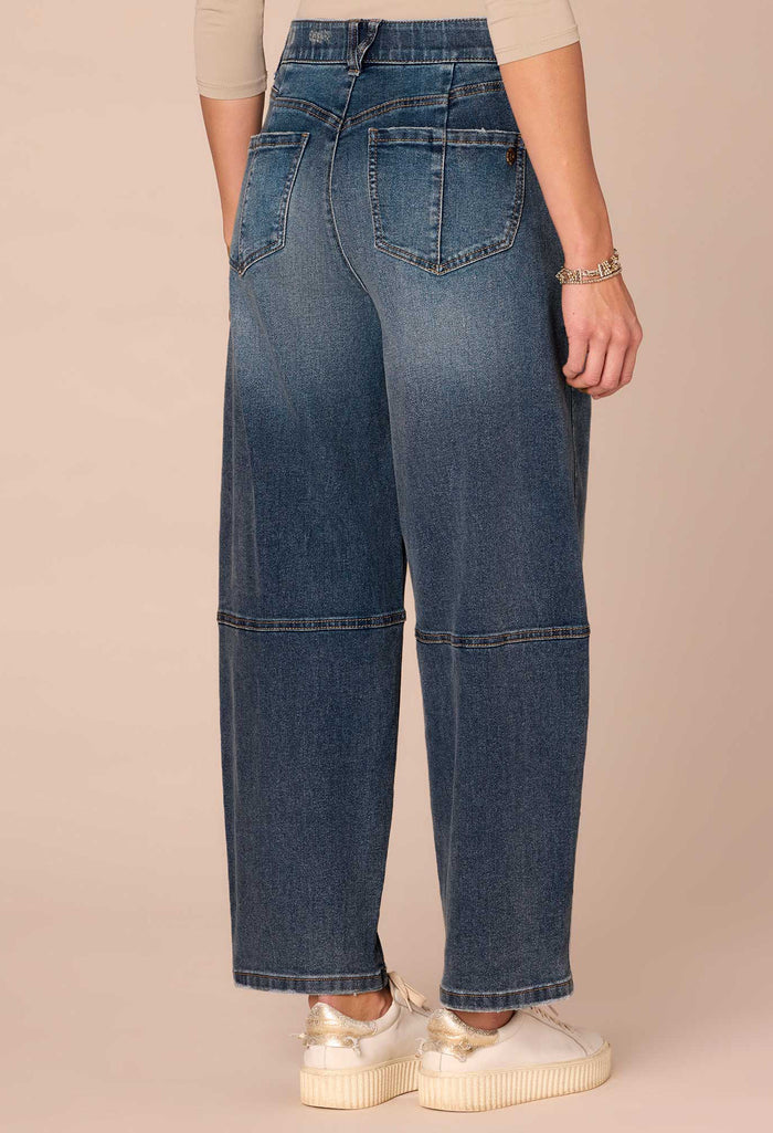 "Ab"solution® Skyrise Relaxed Barrel Leg Jeans