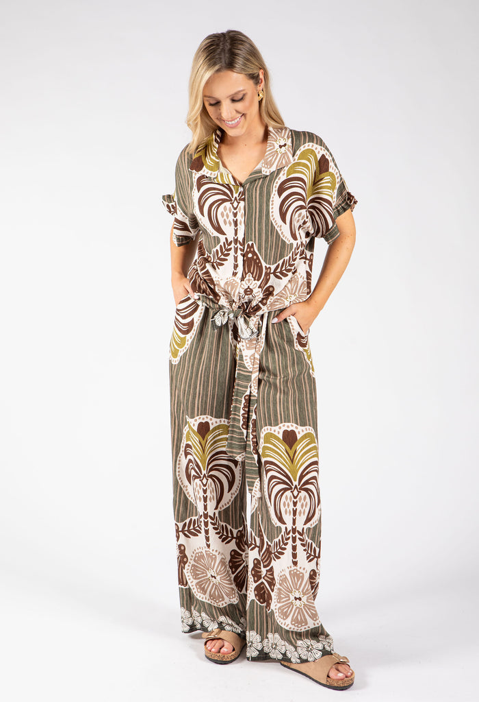 Abstract Print Trousers