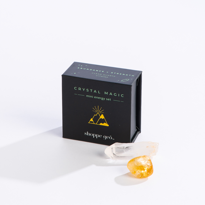 abundance strength mini energy crystals shoppe geo