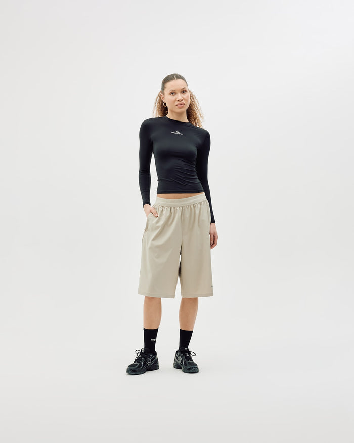 Active Long Shorts, Women - Clay