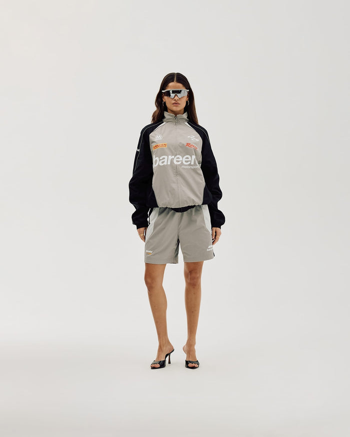Active Shorts, Women - Ghost Grey / Black / White