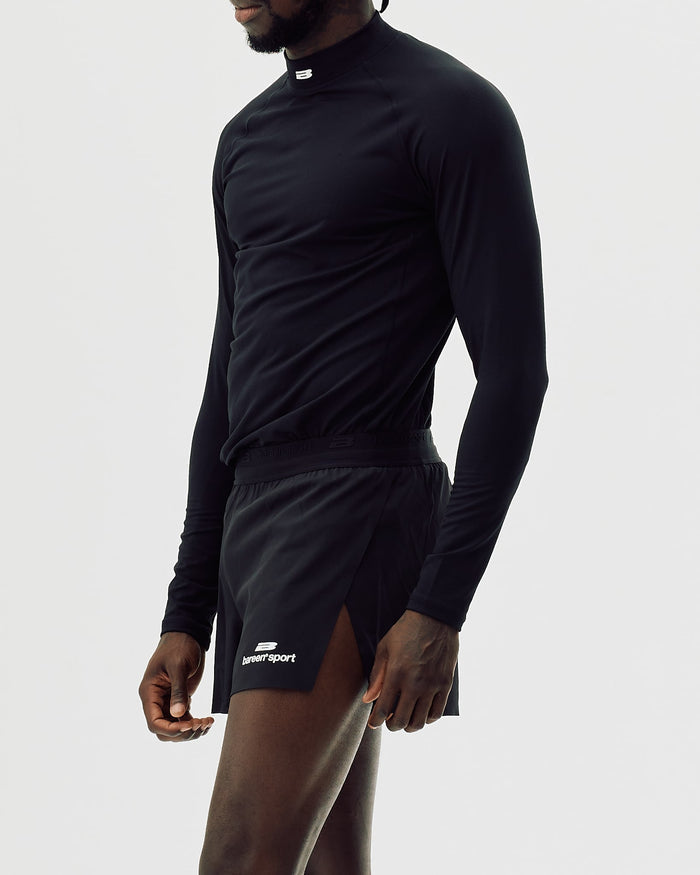 Active Split Shorts, Men - Black Onyx