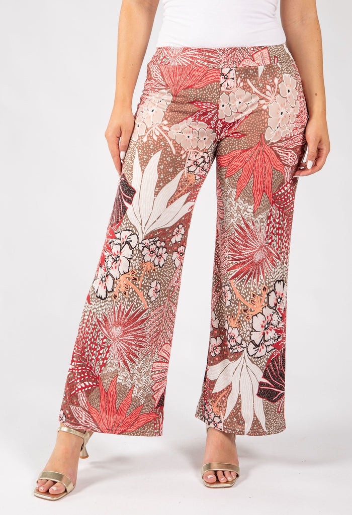 Adele Abstract Print Trousers