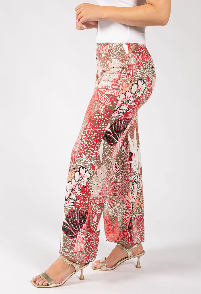 Adele Abstract Print Trousers