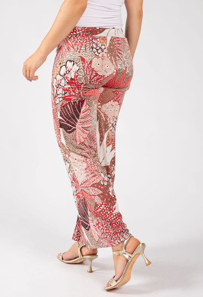Adele Abstract Print Trousers