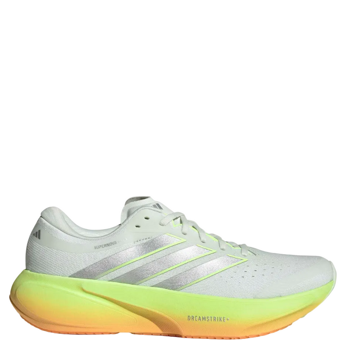 adidas Men's Supernova Rise 3 Running Shoes in Crystal Jade/Silver Met./Lucid Tangerine AW26