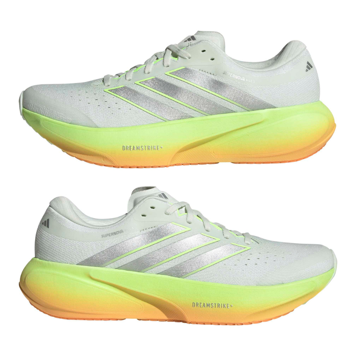 adidas Men's Supernova Rise 3 Running Shoes in Crystal Jade/Silver Met./Lucid Tangerine AW26
