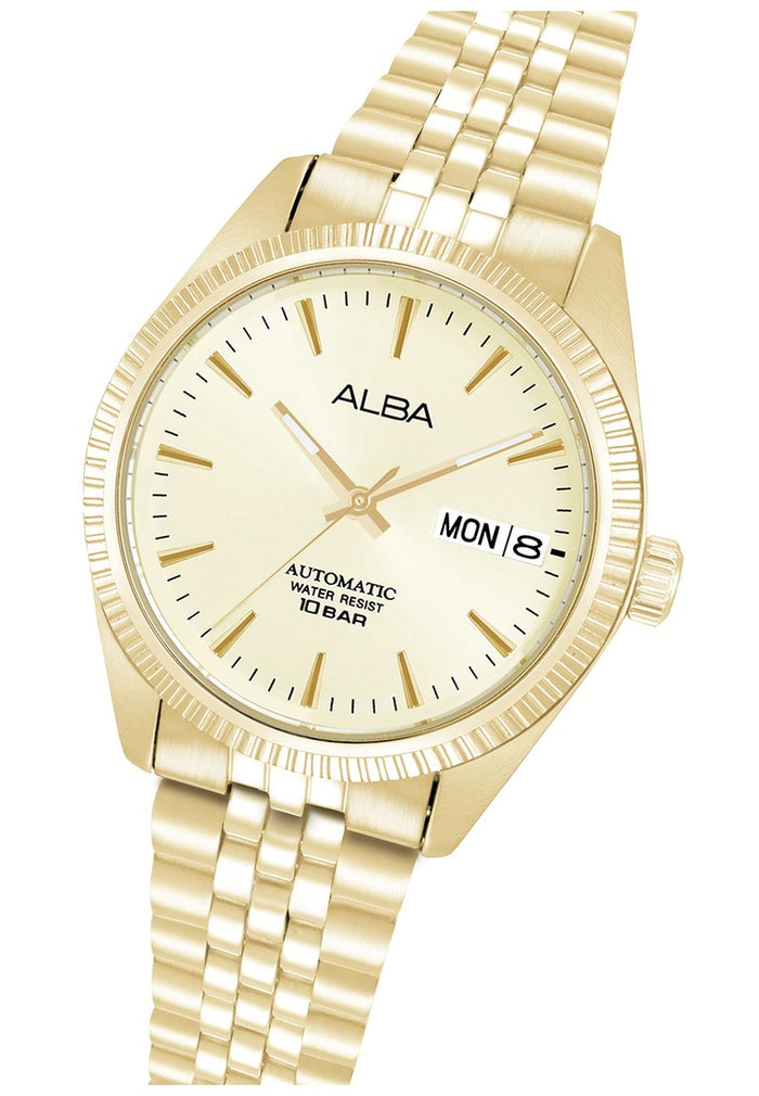 Alba Mechanical Automatic Stainless Steel Strap Watch for Women AL4796X1-Watch Portal Philippines