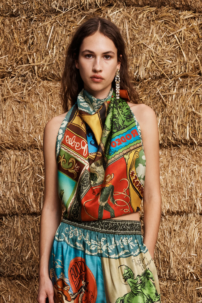 Alemais Ace Silk Scarf