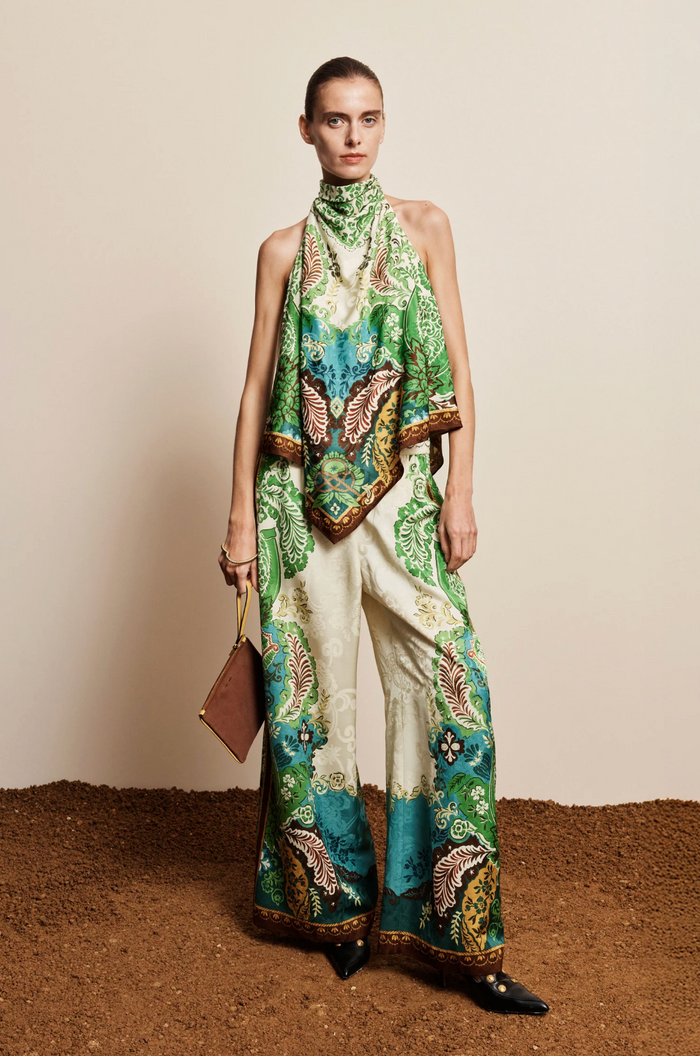 Alemais Florence Scarf Top