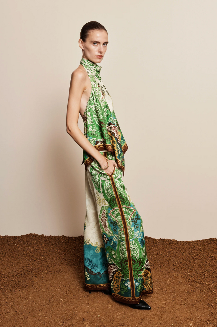 Alemais Florence Scarf Top
