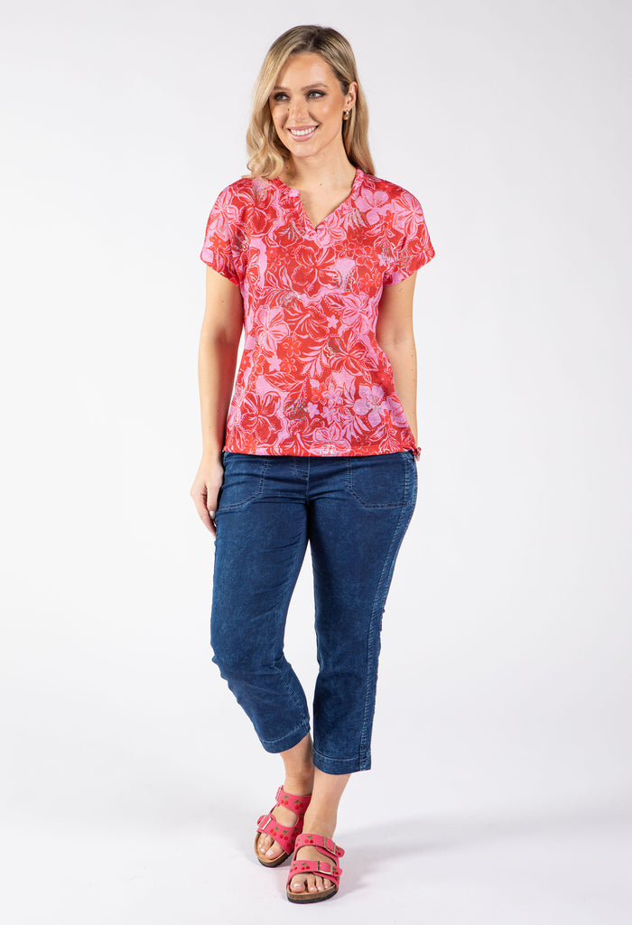 Aloha Floral Knit Top