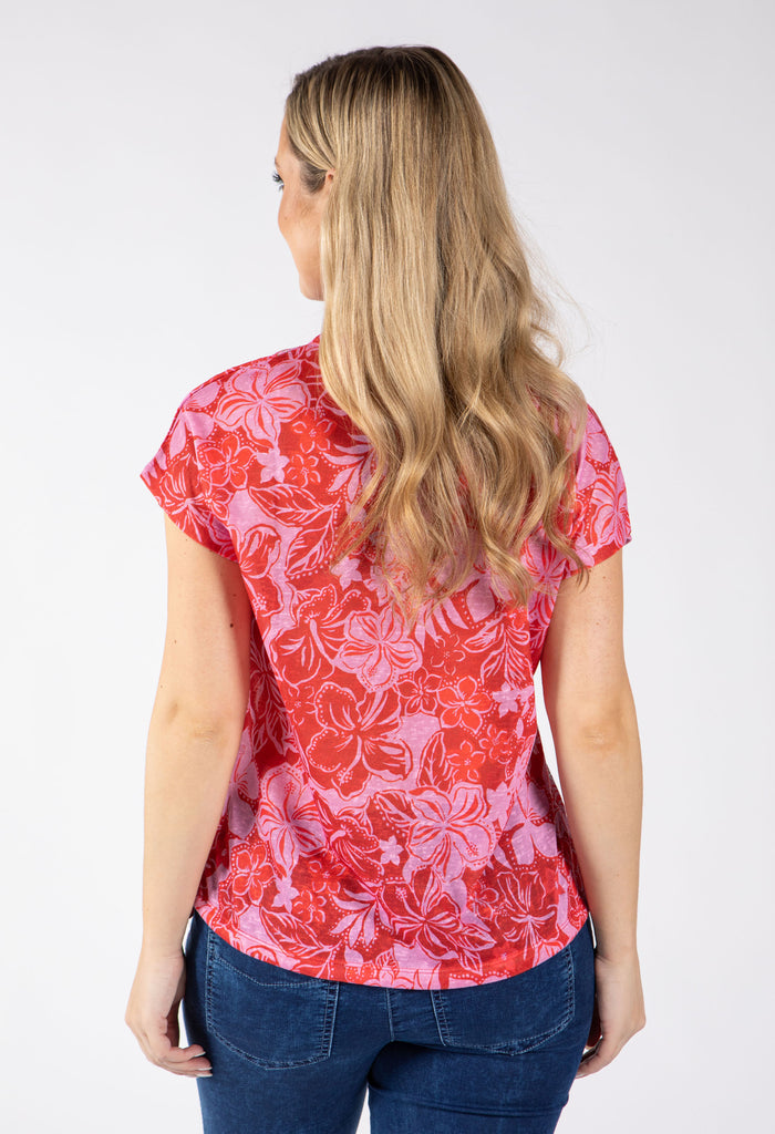 Aloha Floral Knit Top