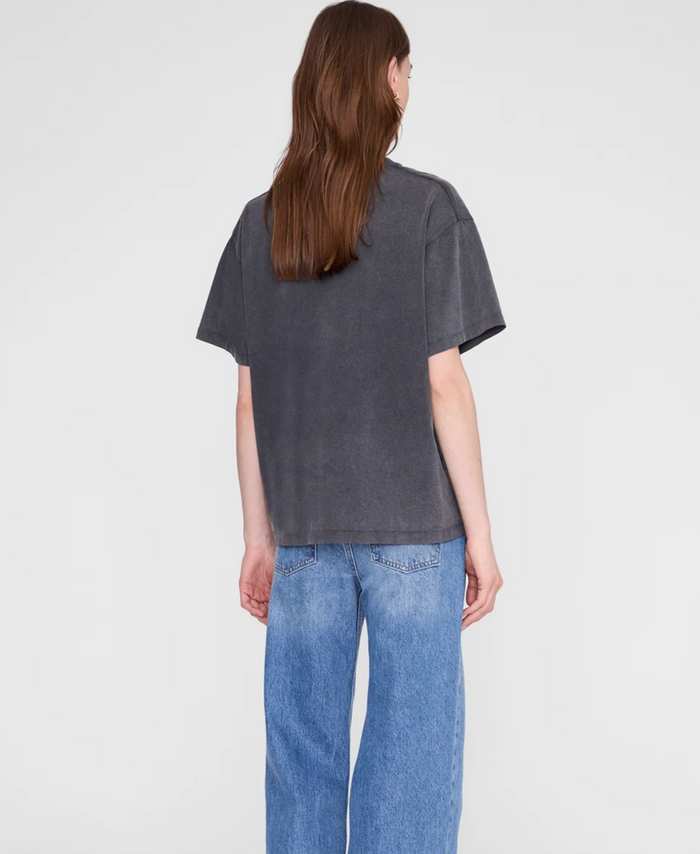 Anine Bing Cade Tee Tiger Bing - Washed Black