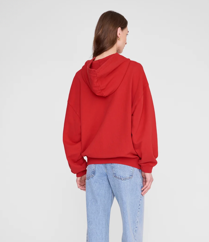 Anine Bing Harvey Sweatshirt - Tango Red