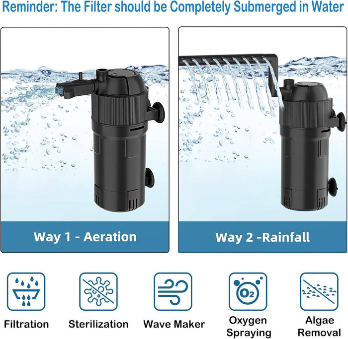 Aquarium Fish Tank Submersible Water Pump