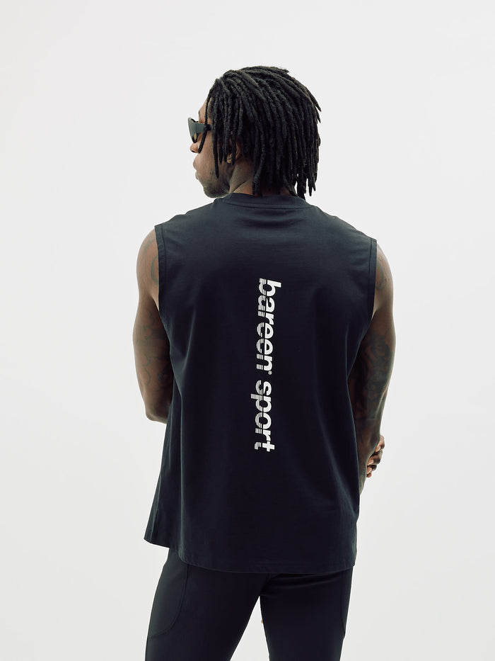 Athletic Muscle Tank, Men - Black