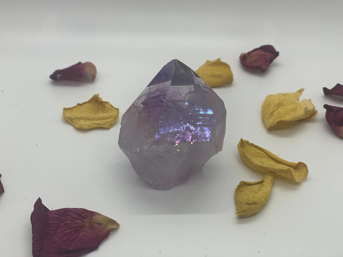 Aura Amethyst Crystal Point