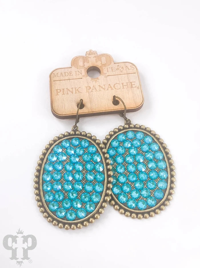 Austrian Crystal Medium Oval Earring