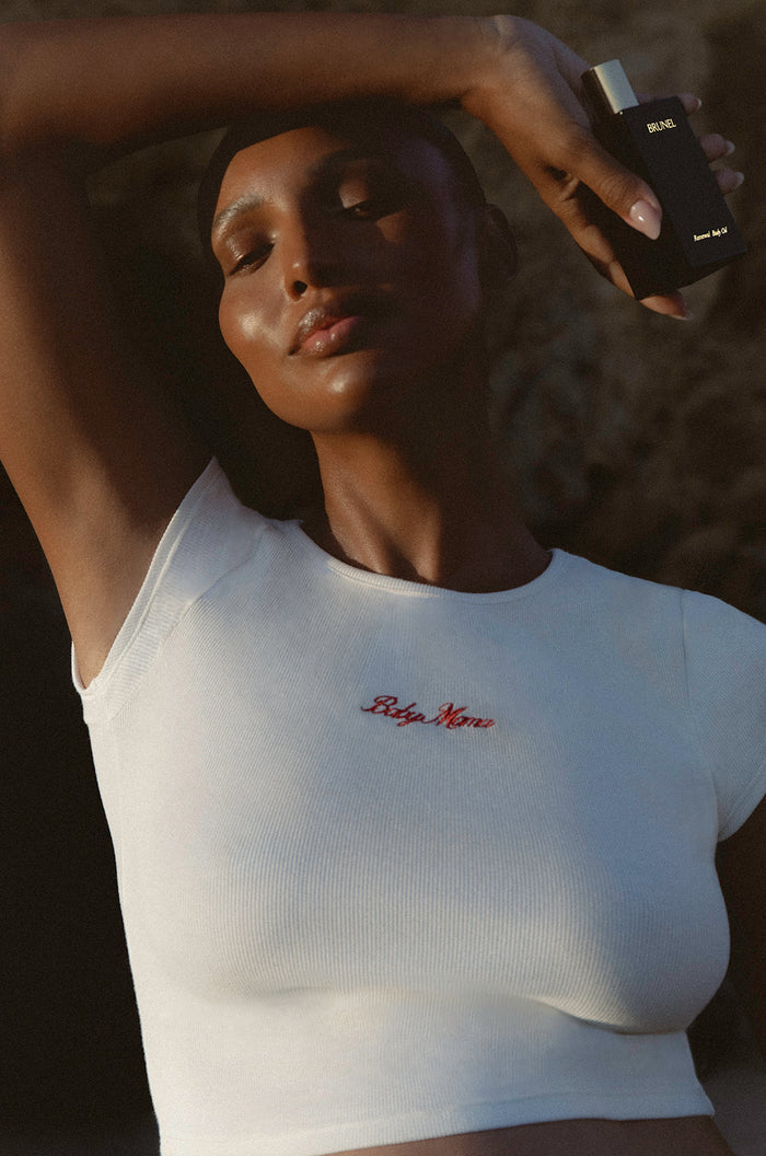 XS / IVORY (RED EMBROIDERY)