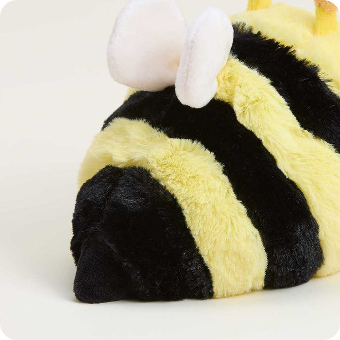 Microwavable and lavender scented bee stuffed animal warmies junior detail