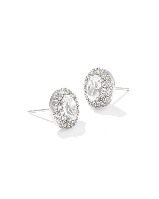 Bella Stud Earring in Silver