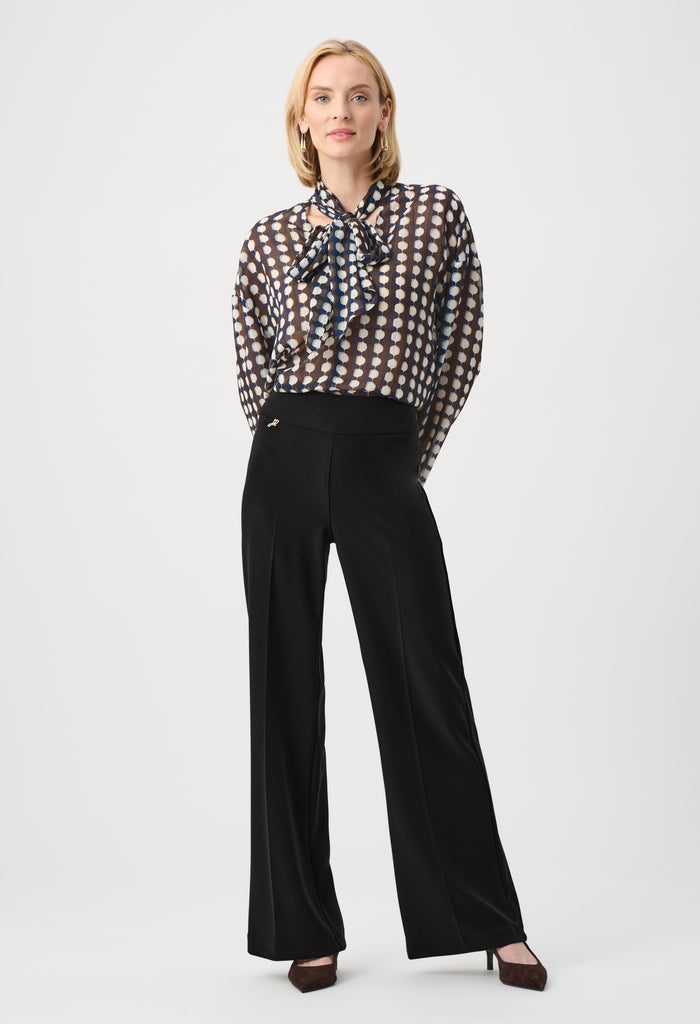 Belted Mid-rise Trousers
