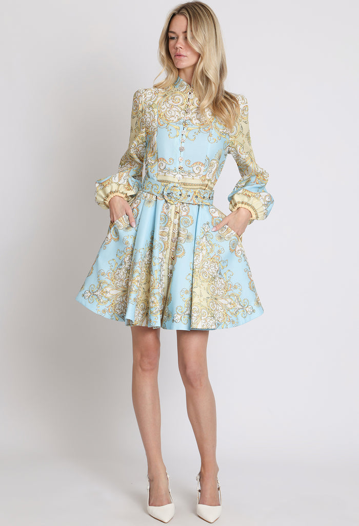 Belted Short Dress