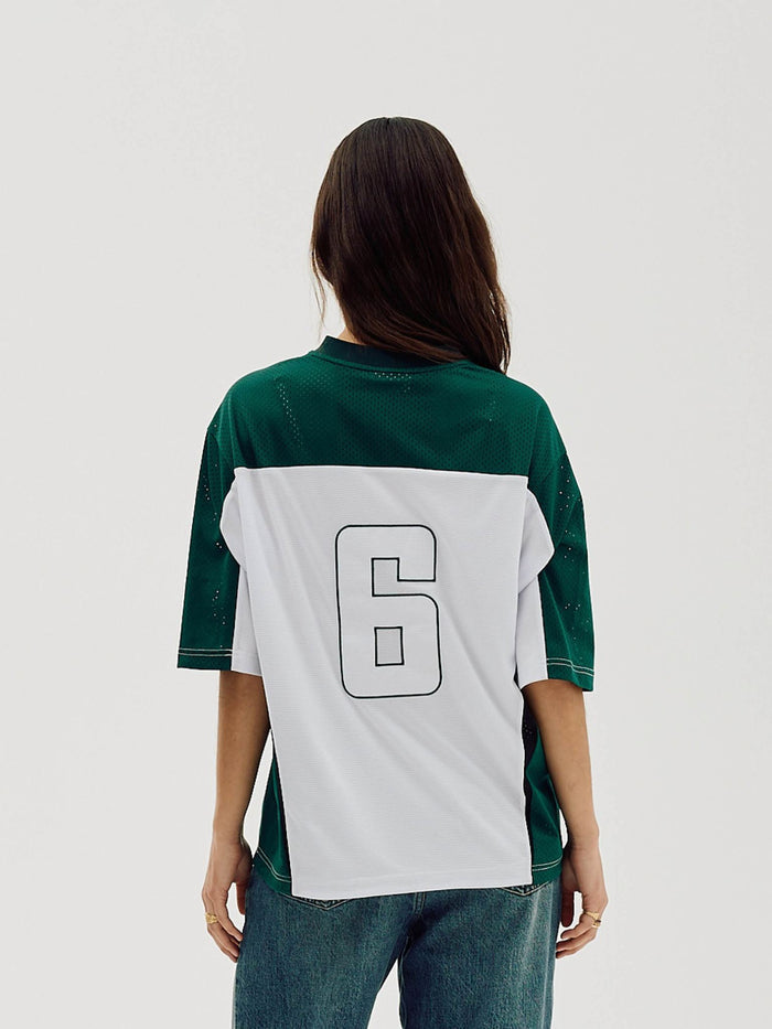 BFL Jersey, Women - White / Deep Green