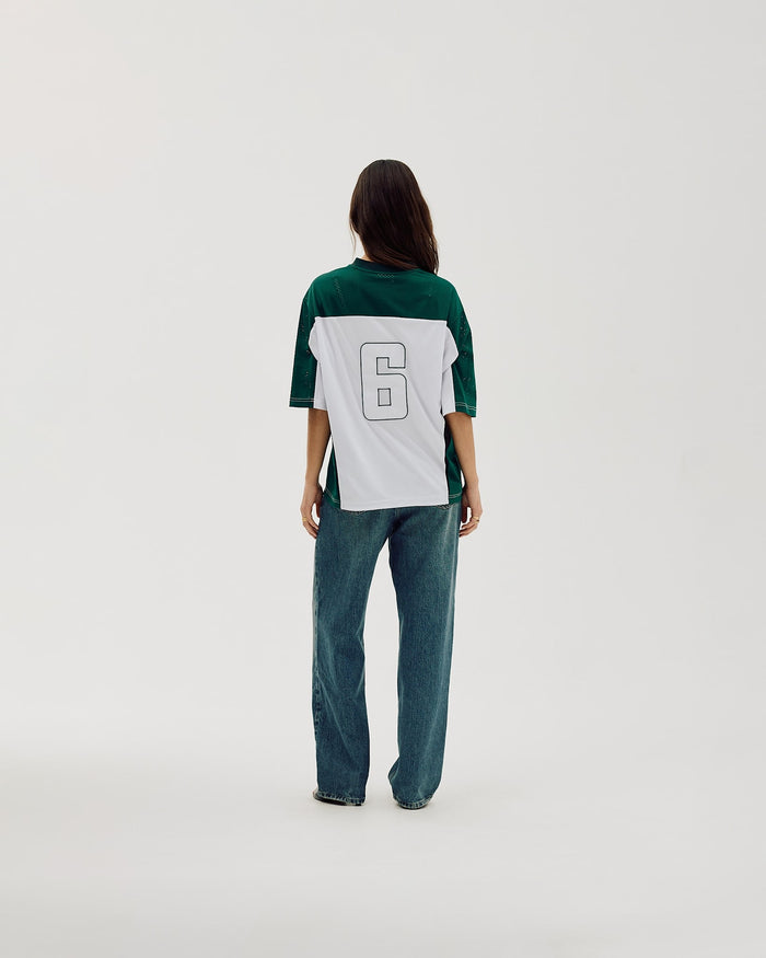 BFL Jersey, Women - White / Deep Green