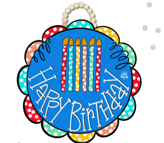 Birthday Circle Door Hanger