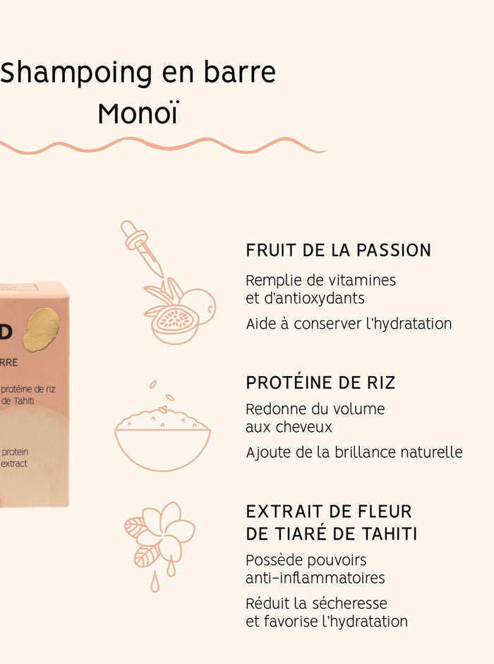 BKIND Shampoing en Barre - Cheveux secs ou fins. Fait localement à Montréal, Québec.