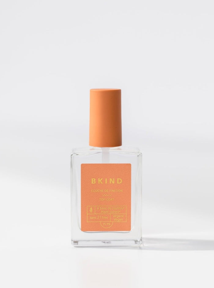 BKIND Vernis à Ongles - TopCoat. Parfaite idée de cadeau pour femme.